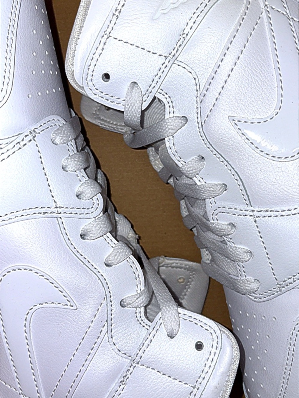 Jordan White High-Top Sneakers